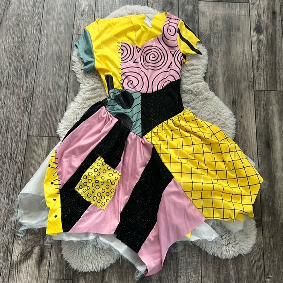 Sally Glam Fancy Dress Costume Medium